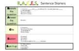R.A.C.E.S. Writing Organizers and Resources English/Spanish