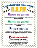 R.A.P.P. Constructed Response Poster