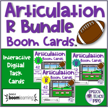 Preview of R Articulation Boom Card Bundle | Digital Task Cards