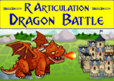 R Articulation - Dragon Battle BOOM CARDS (speech therapy)