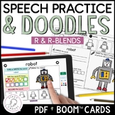 R Articulation Activities Worksheets Boom™ Cards Speech Th