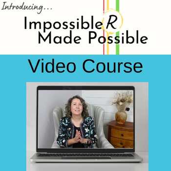Preview of R Articulation Speech Therapy Video Course - Impossible R Made Possible