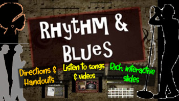 Preview of R&B (Rhythm & Blues): An engaging Music History PPT (links, handouts & more)