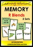 R BLENDS Game - MEMORY - 3 Sets/20 Pairs per Set - Designe