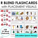R Blend Articulation Cards for Speech Therapy with Placeme