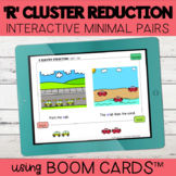 R Blend Cluster Reduction Interactive Minimal Pairs | Boom Cards™