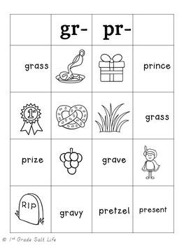 r blends activities r blends word work by 1st grade salt