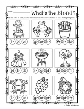 r blends clip cards and activity sheet r blends by beached bum teacher