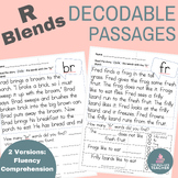 R Blends Decodable Passages | R Blend Worksheets for Fluen