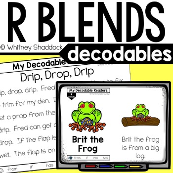 Preview of R Blends Decodable Readers and Decodable Passages for First Grade