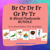 R-Blends Flashcards Bundle BR,CR,DR,FR,GR,PR,TR