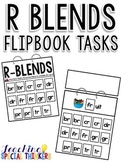R Blends Flipbook Tasks