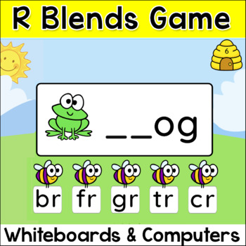 Preview of R Blends Word Work Game
