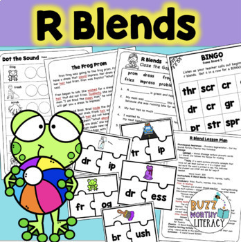 R Blends Lesson Plan and Activities by BuzzWorthy Literacy | TPT