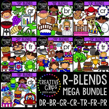 Preview of R-Blends Mega Bundle {Creative Clips Digital Clipart}