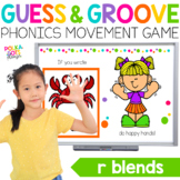 R Blends Movement Game | Guess and Groove Phonics Activity