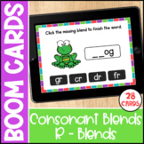R Blends Phonics BOOM Cards: Initial Consonant Blends Digi