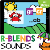 R Blends Phonics Practice Google Slides Digital Resource