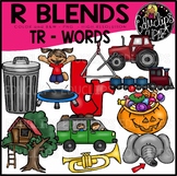 R Blends TR Words Clip Art Bundle {Educlips Clipart}