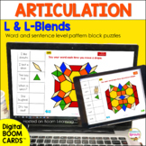 L and L-Blends Articulation BOOM Cards™ Speech Therapy Activity