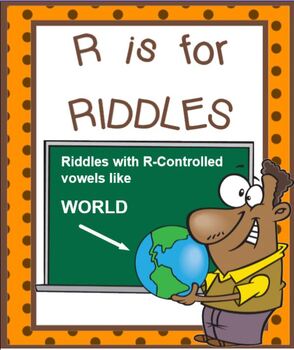 Preview of R is for Riddles with R-Controlled Vowels SMARTBOARD