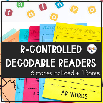 Preview of R Controlled Decodable Readers Text Set AR ER IR UR OR AIR EAR 