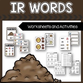 R Controlled IR | Worksheets and Activities | SOR Bossy R