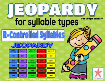 SHARK! R-Controlled Vowel Syllable Multisyllabic Game