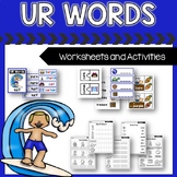 R Controlled UR | Worksheets and Activities | SOR Bossy R