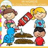 R Controlled Vowel Clip Art: IR Words