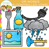 R Controlled Vowel Clip Art: OR Words