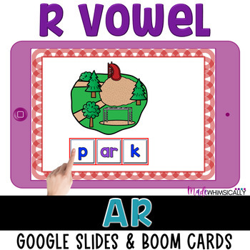 Preview of R-Controlled Vowel Phonics Game - AR Bossy R Digital Resource for Google & Boom