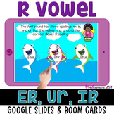 R-Controlled Vowel ER IR UR Word Sort - Bossy R Digital Ph