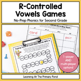 R-Controlled Vowel Games: Second Grade No-Prep Phonics | S