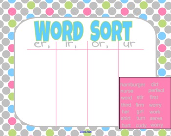 Preview of R-Controlled Vowel {Smart Board} Activities