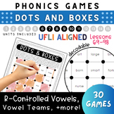 R-Controlled & Vowel Teams Phonics Games! Dots & Boxes! *U