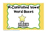 R-Controlled Vowel Word Boxes - Phonics Literacy Center