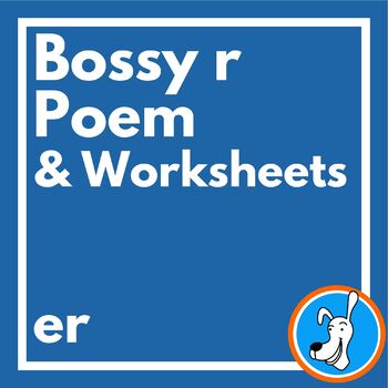 Preview of Caterpillar Bossy R Poem & Worksheets: er