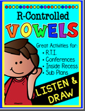 LISTEN AND DRAW  R Controlled Vowels Listening and Followi