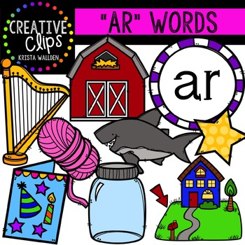 Preview of R-Controlled Vowels: AR {Creative Clips Digital Clipart}