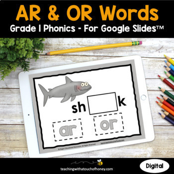 Preview of R Controlled Vowels AR and OR Phonics Activities | Bossy R 1st Grade Phonics