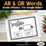 R Controlled Vowels AR and OR Phonics Activities | Bossy R