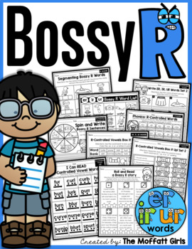 Preview of R-Controlled Vowels (Bossy R) ER, IR and UR Words