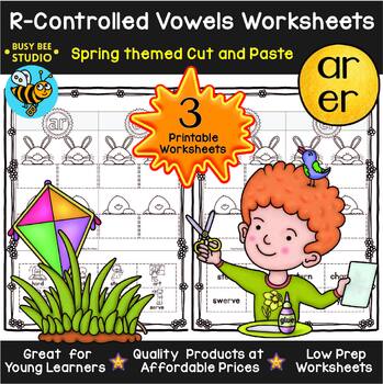 R-Controlled Vowels Bossy R Sorts MEGA BUNDLE | Cut and Paste Worksheets