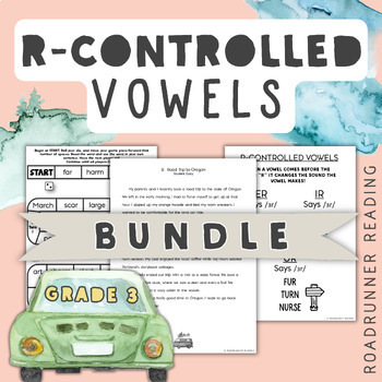 Preview of R-Controlled Vowels Bundle 3rd Grade