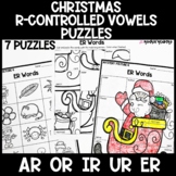 R-Controlled Vowels Christmas Puzzles