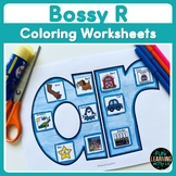 R Controlled Vowels Coloring Worksheets | Bossy R Activities
