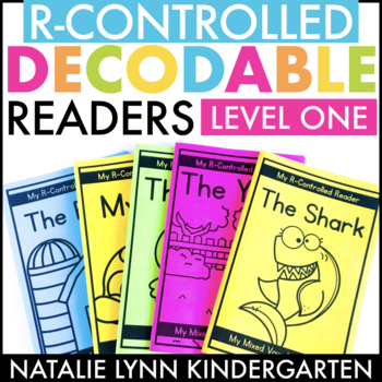 Preview of R-Controlled Vowels Decodable Readers | LEVEL ONE | Digital Options Included
