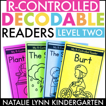 Preview of R-Controlled Vowels Decodable Readers | LEVEL TWO | Digital Options Included