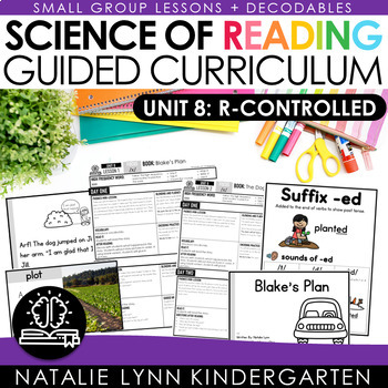 Preview of Science of Reading Guided Curriculum Unit 8: R-Controlled Vowels Decodable Books